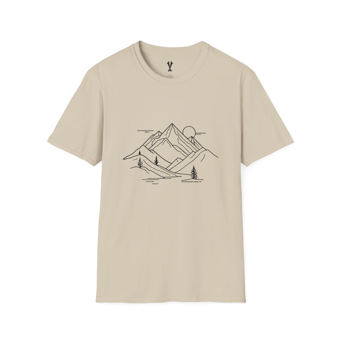 Mountain Line Art T-Shirt