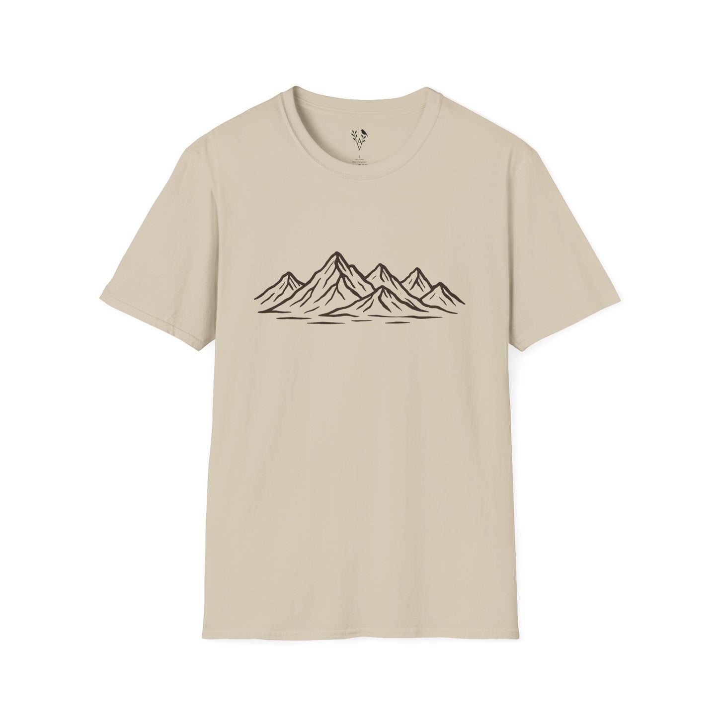 Line Art Peaks T-Shirt