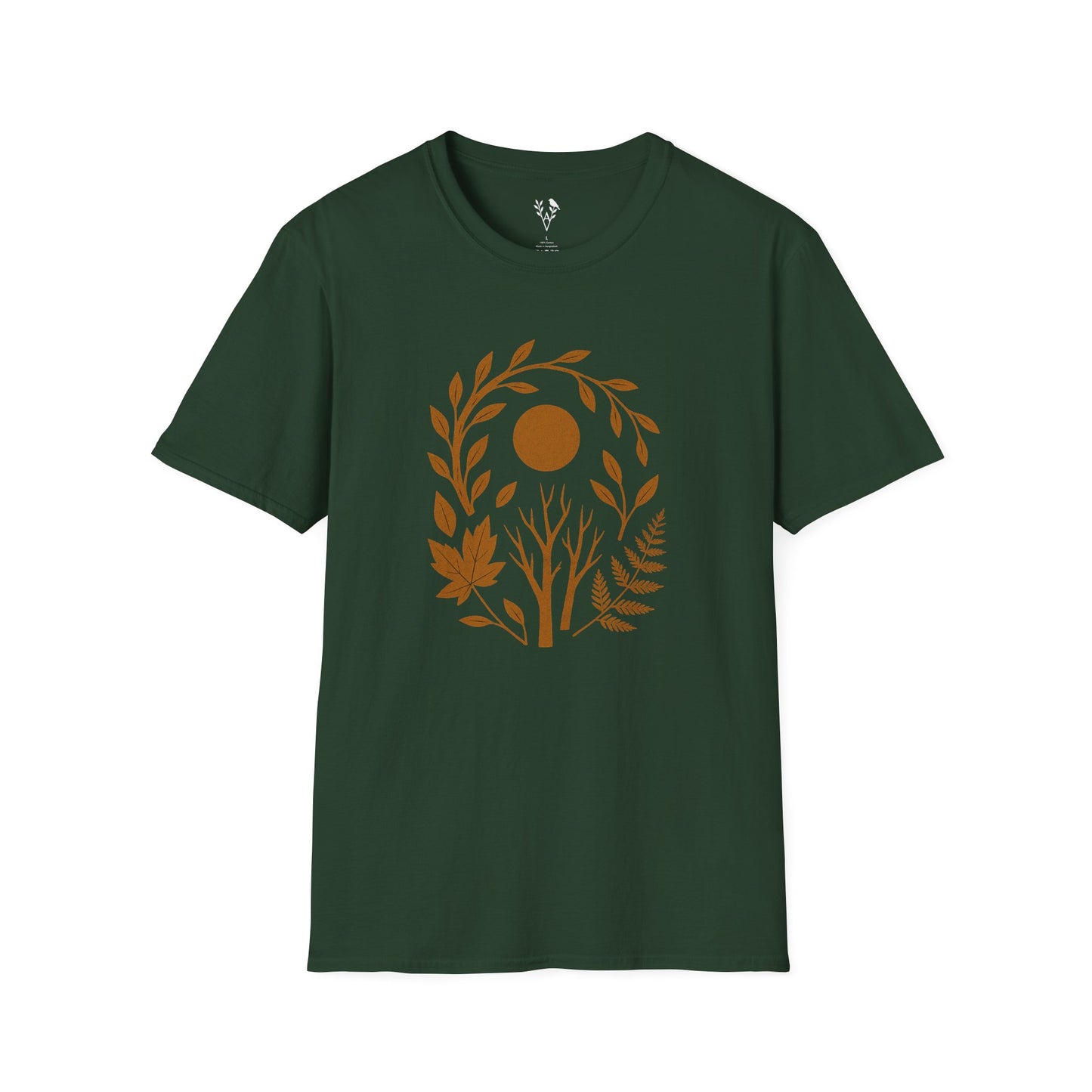 Orange Flora T-Shirt
