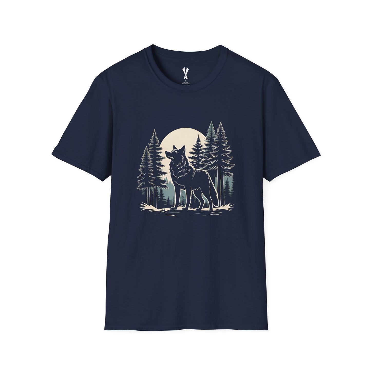 Natural Wolf Graphic T-Shirt