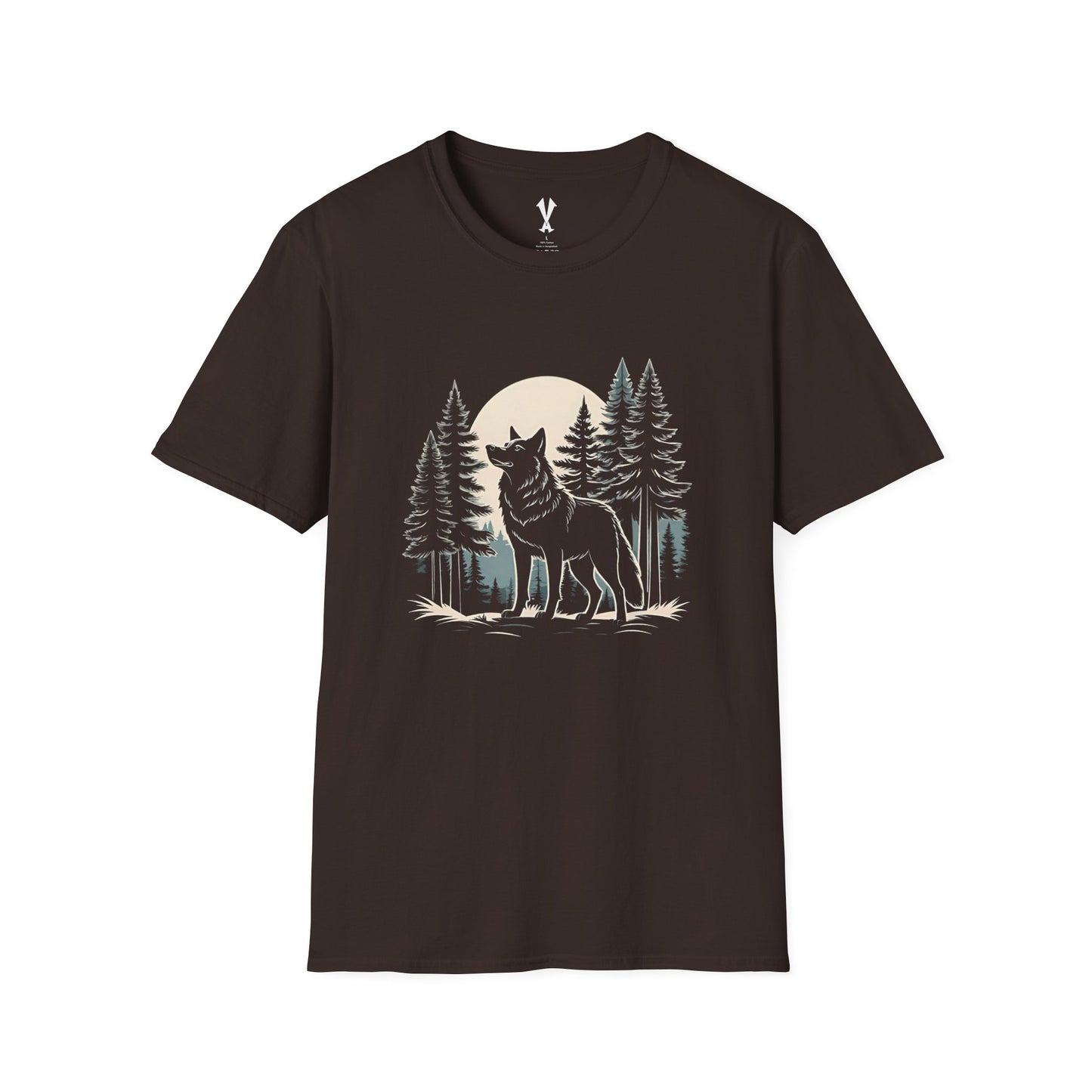 Natural Wolf Graphic T-Shirt
