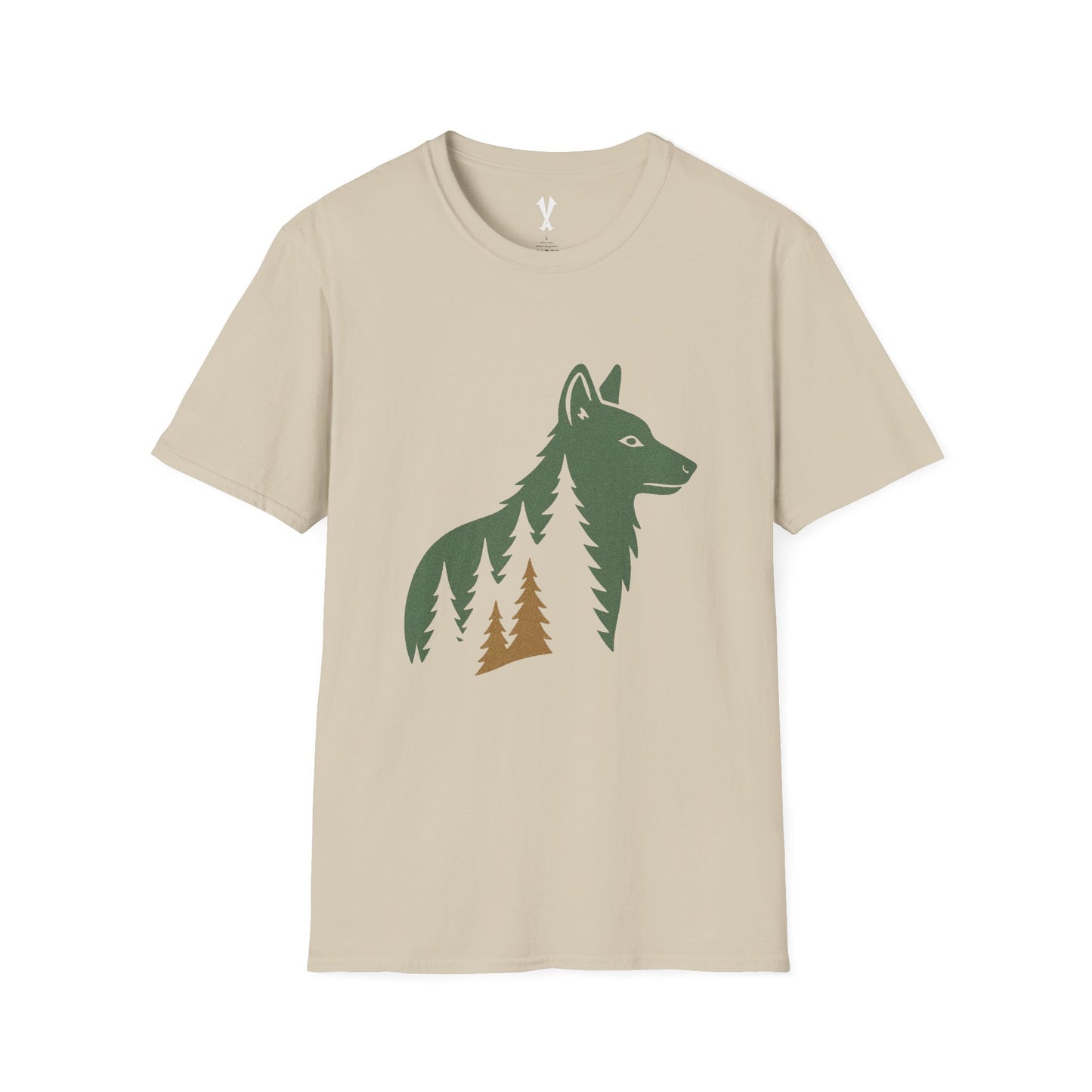 Large Wolf Among Pines T-Shirt
