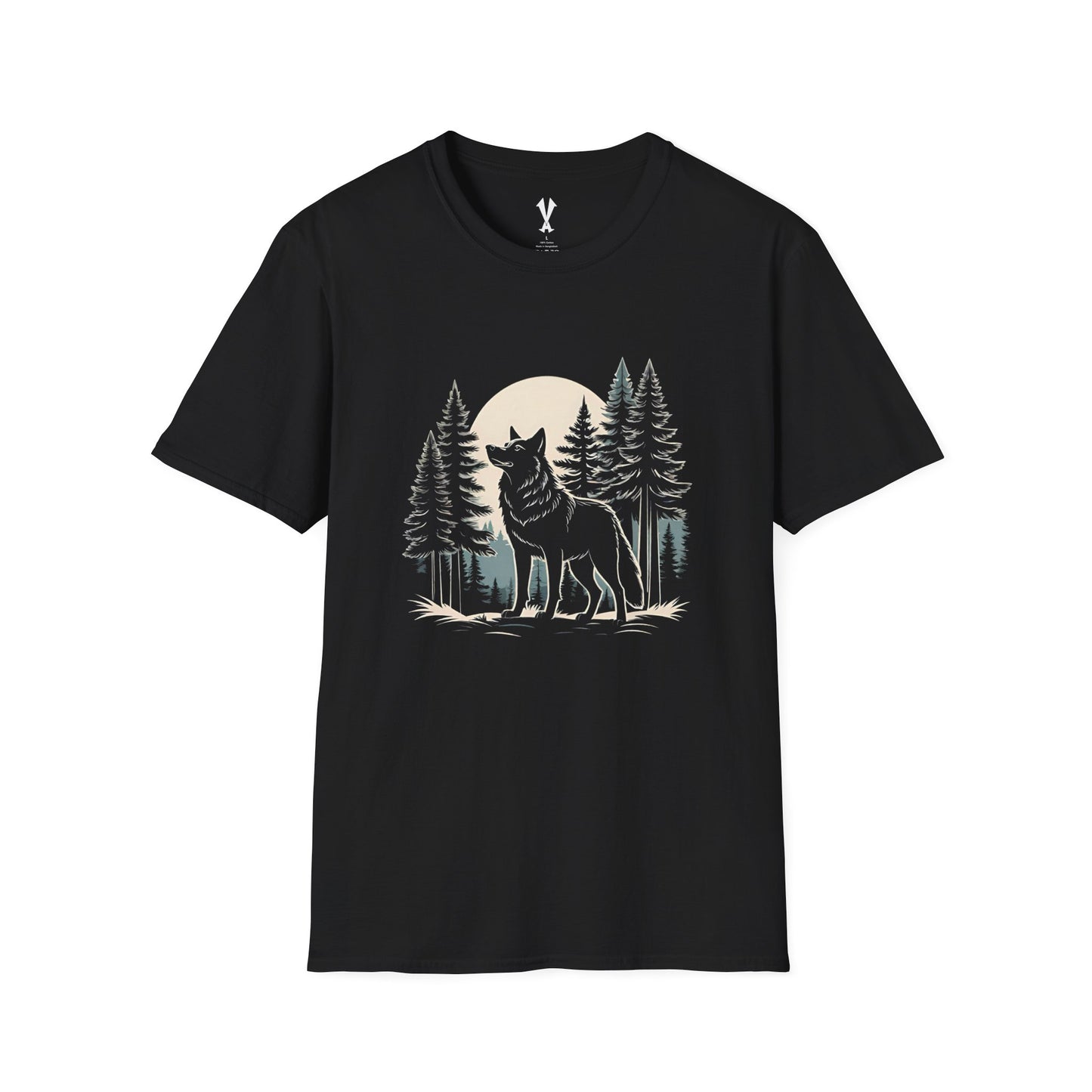 Natural Wolf Graphic T-Shirt