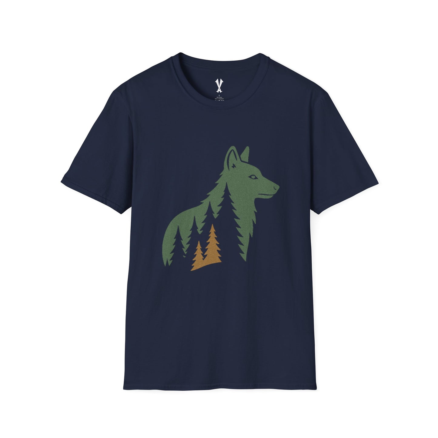 Large Wolf Among Pines T-Shirt