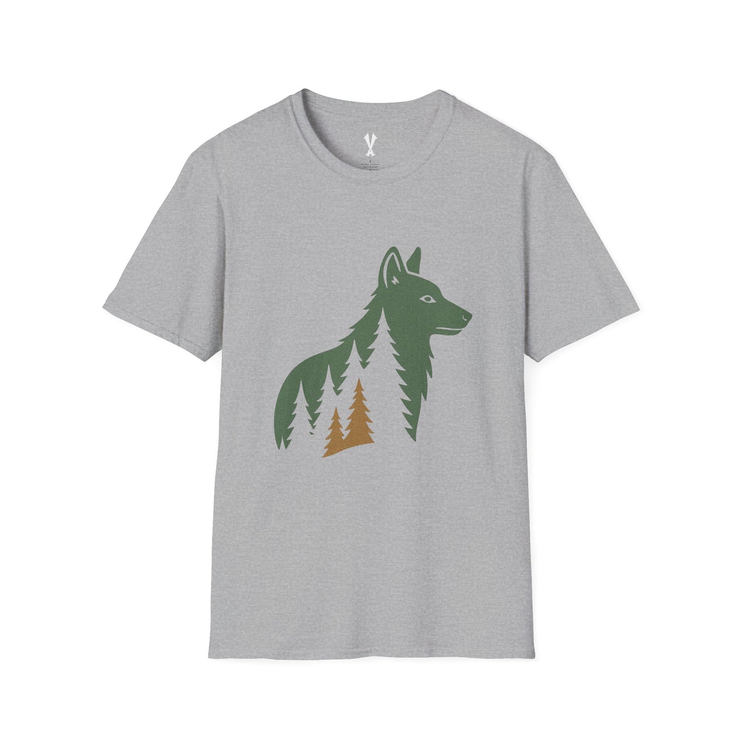 Large Wolf Among Pines T-Shirt