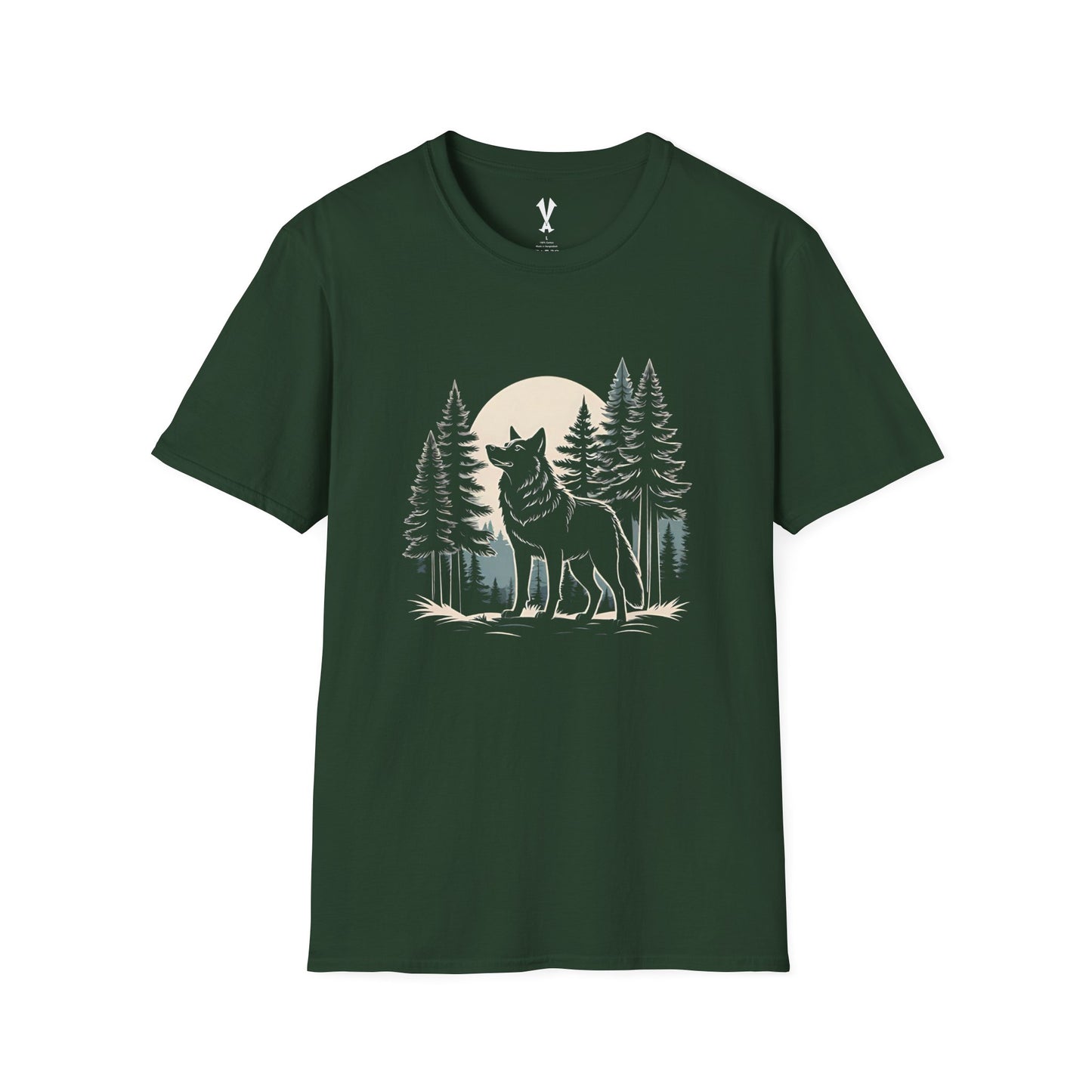 Natural Wolf Graphic T-Shirt