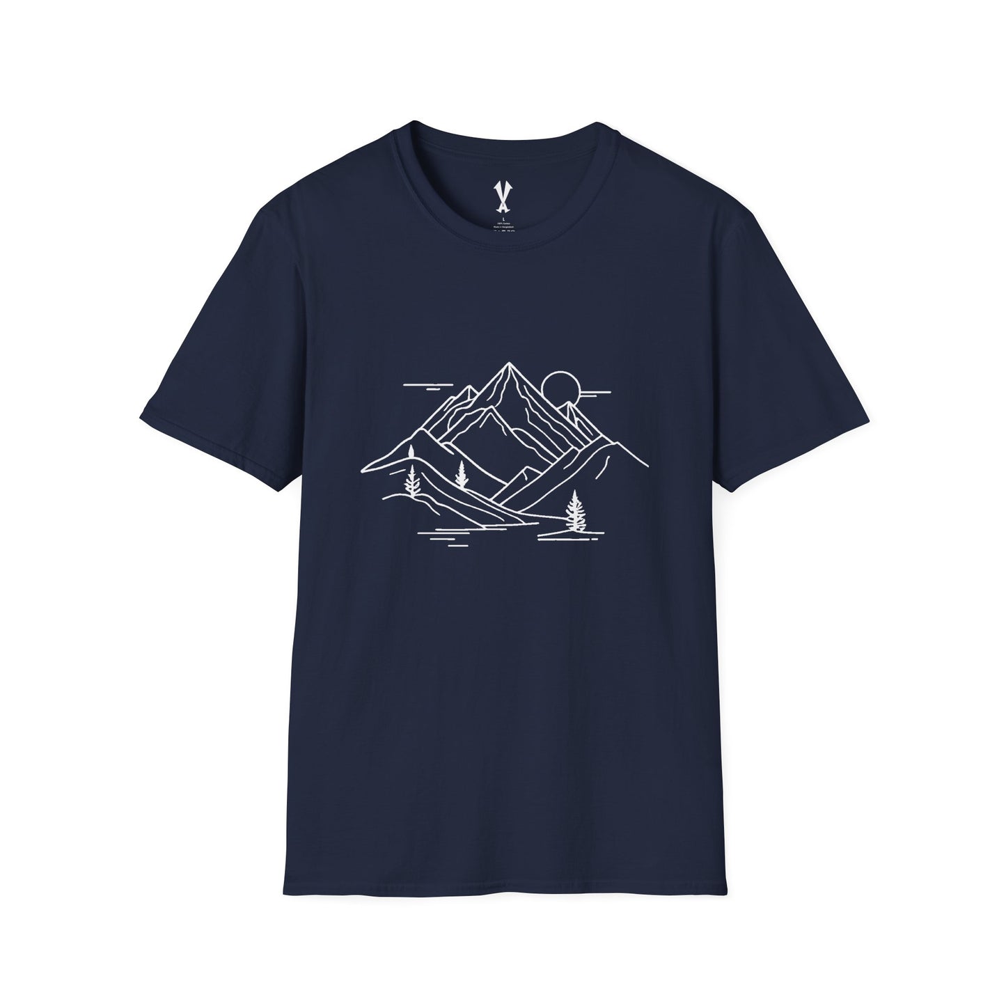 Mountain Line Art T-Shirt