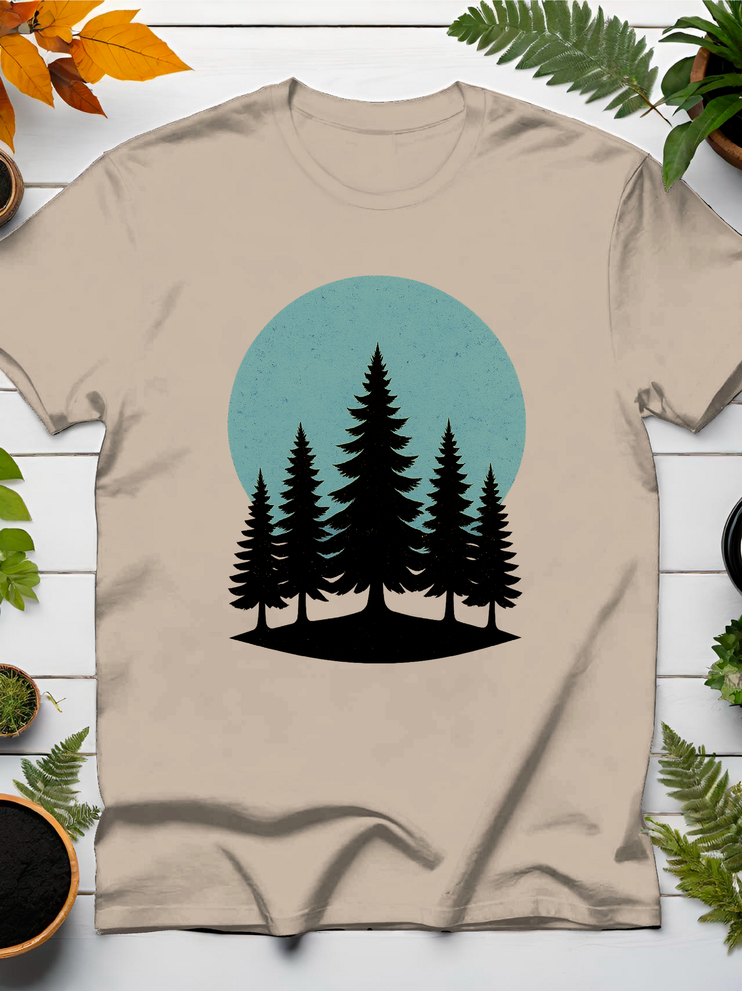 Moon And Pines T-Shirt