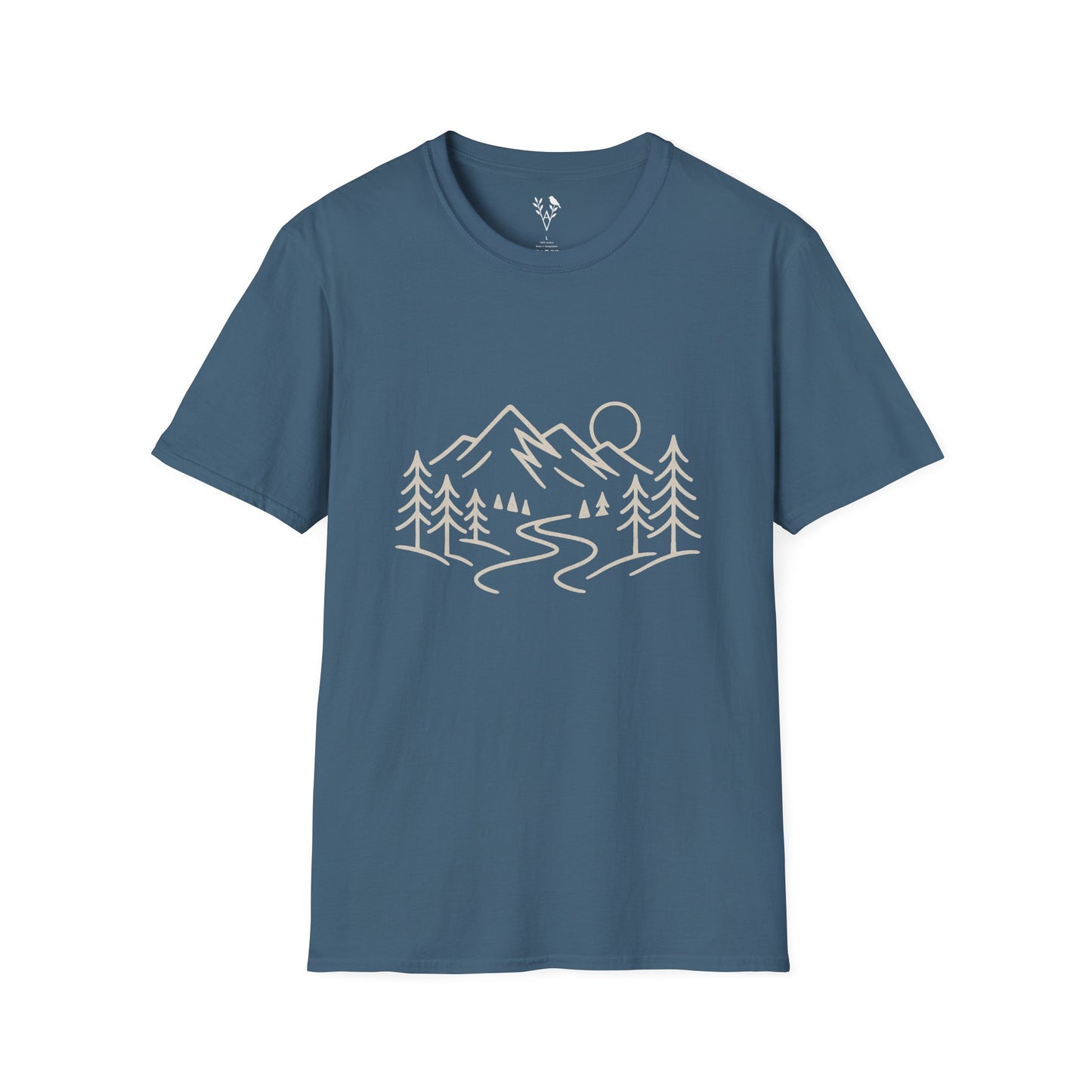 Mountain Line Art T-Shirt