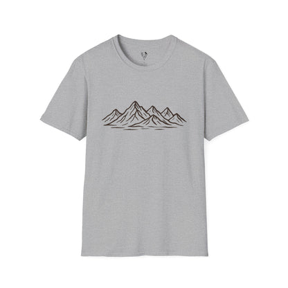 Line Art Peaks T-Shirt