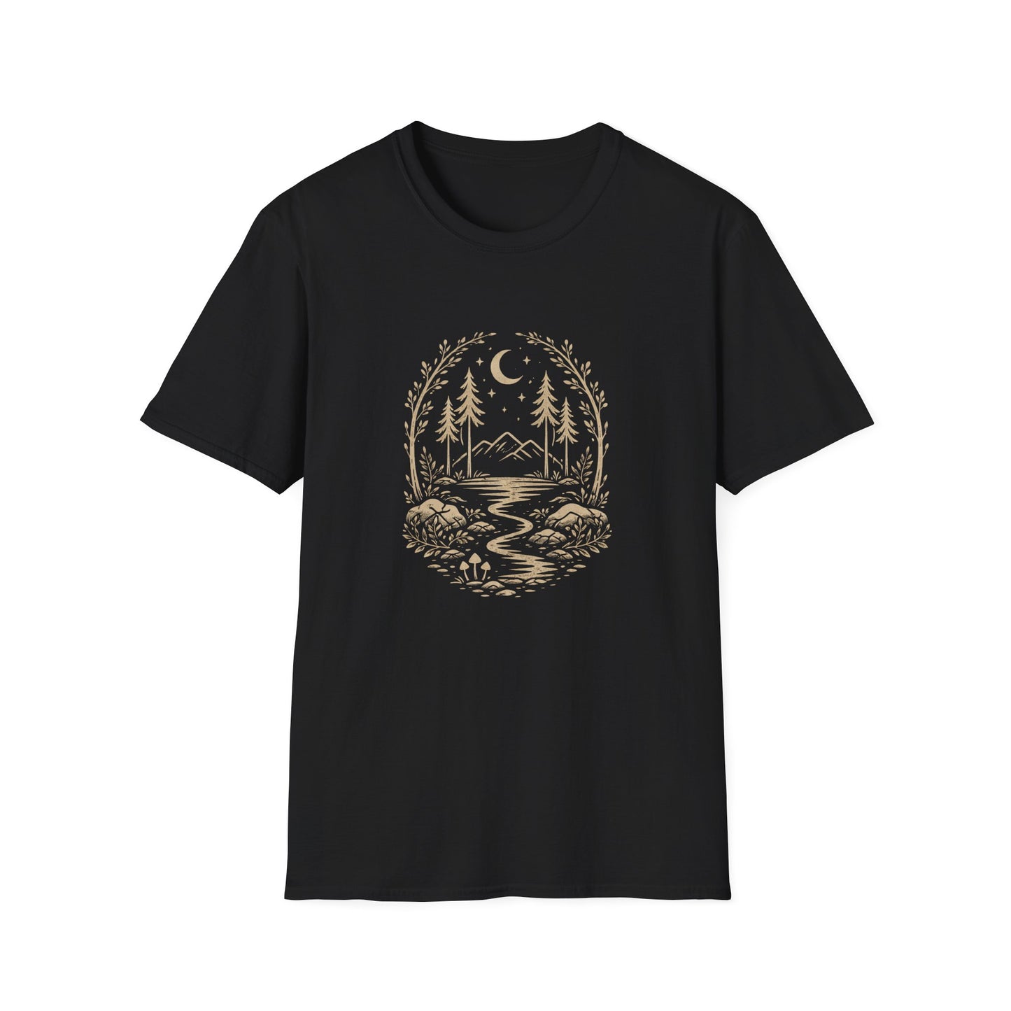 Natural Wavy Path T-Shirt