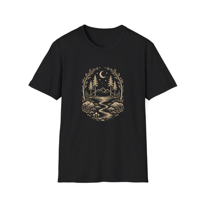Natural Wavy Path T-Shirt