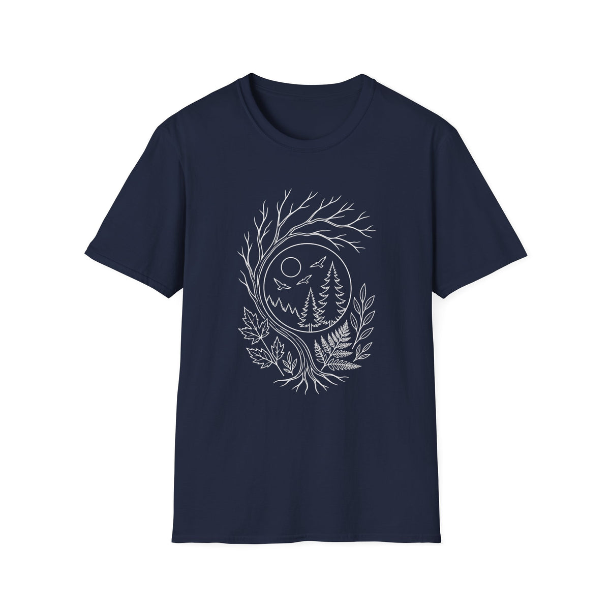 Natural Line-art T-Shirt