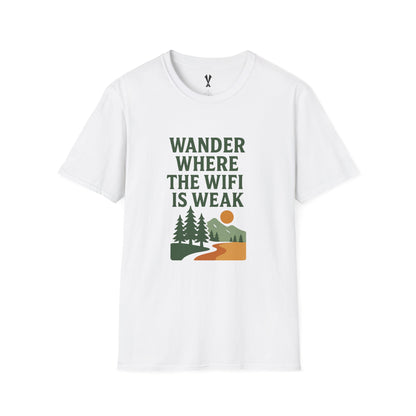 Wander Where the Wifi is Weak T-Shirt