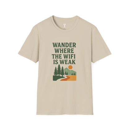Wander Where the Wifi is Weak T-Shirt