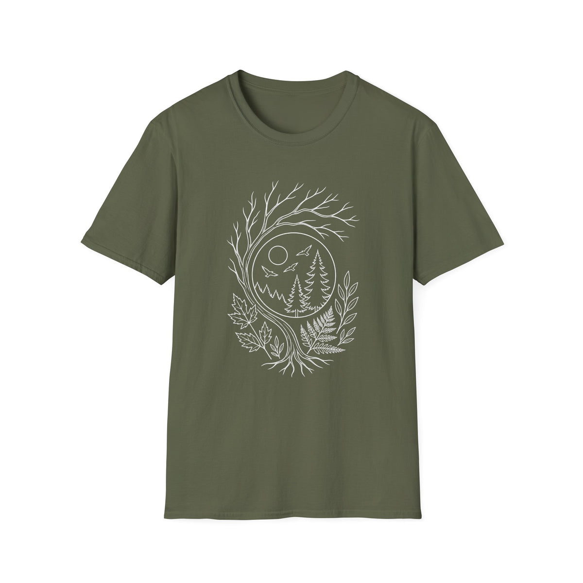 Natural Line-art T-Shirt
