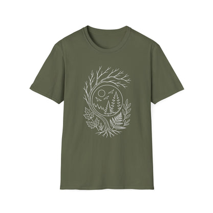 Natural Line-art T-Shirt
