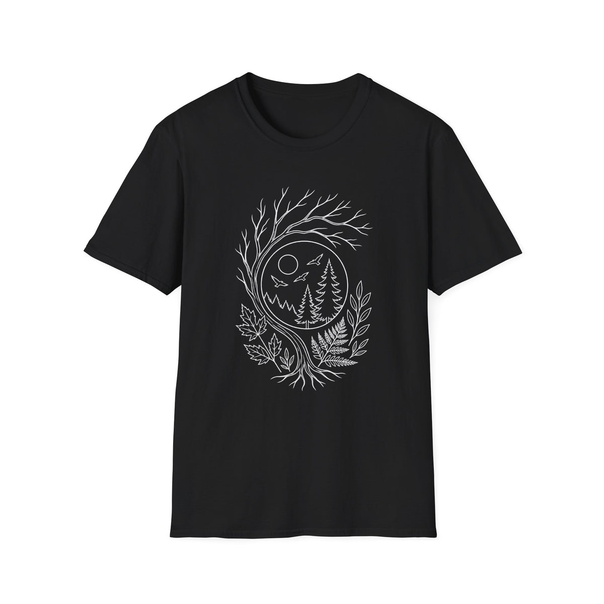 Natural Line-art T-Shirt