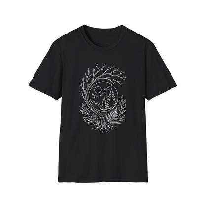 Natural Line-art T-Shirt