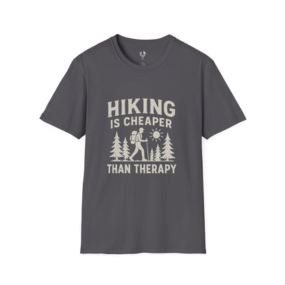 Hiking is Cheaper Than Therapy T-Shirt