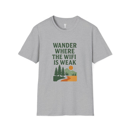 Wander Where the Wifi is Weak T-Shirt