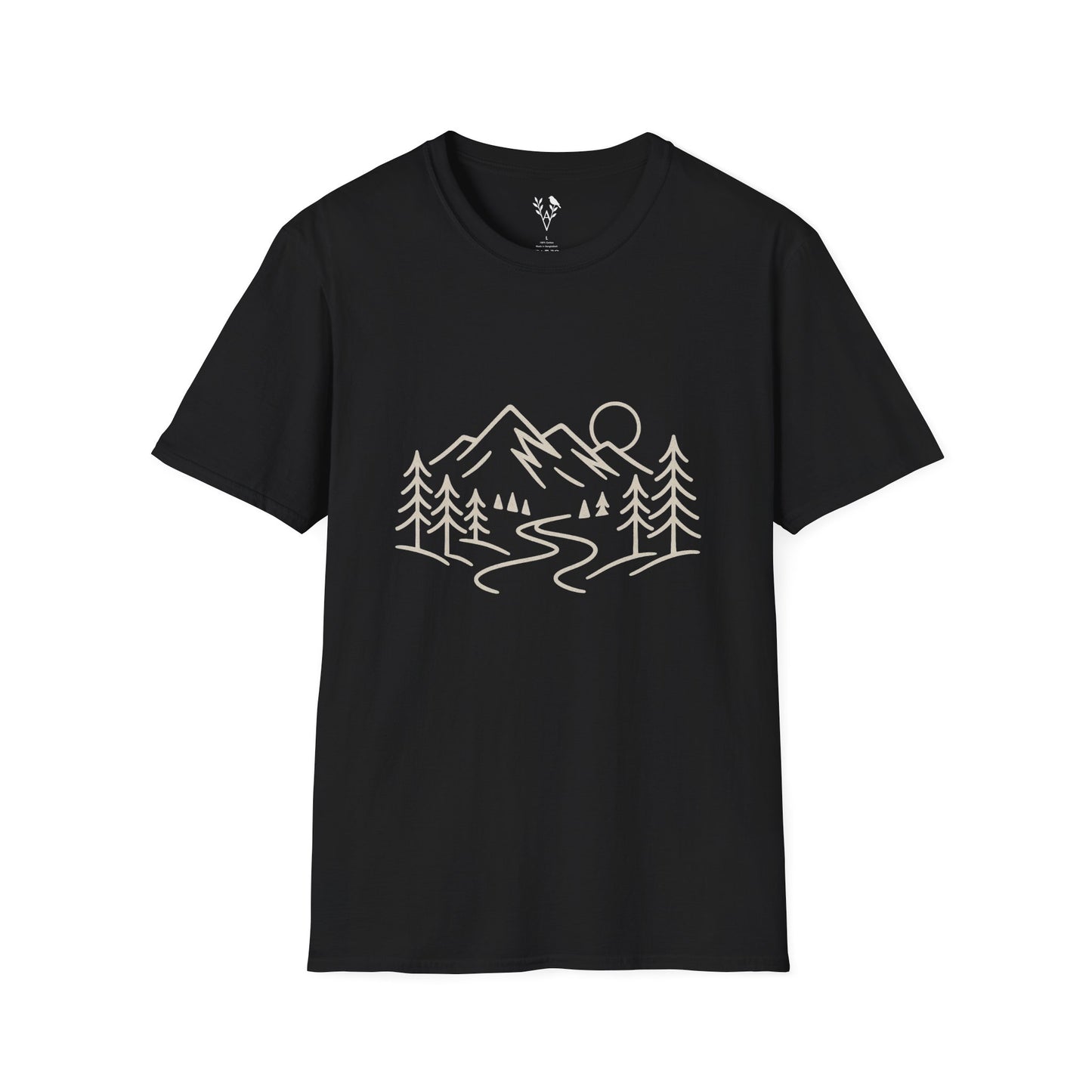 Mountain Line Art T-Shirt