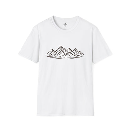 Line Art Peaks T-Shirt