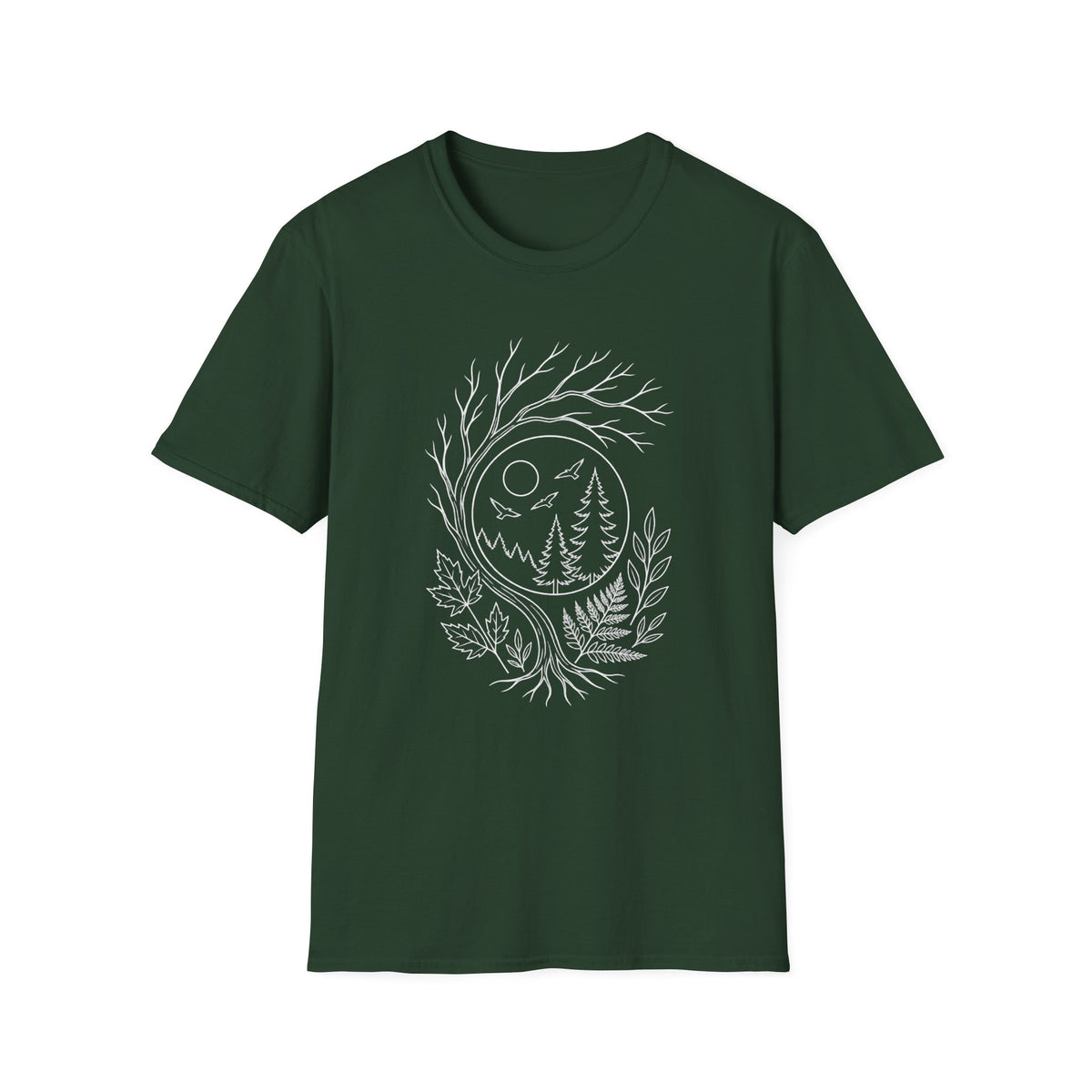 Natural Line-art T-Shirt