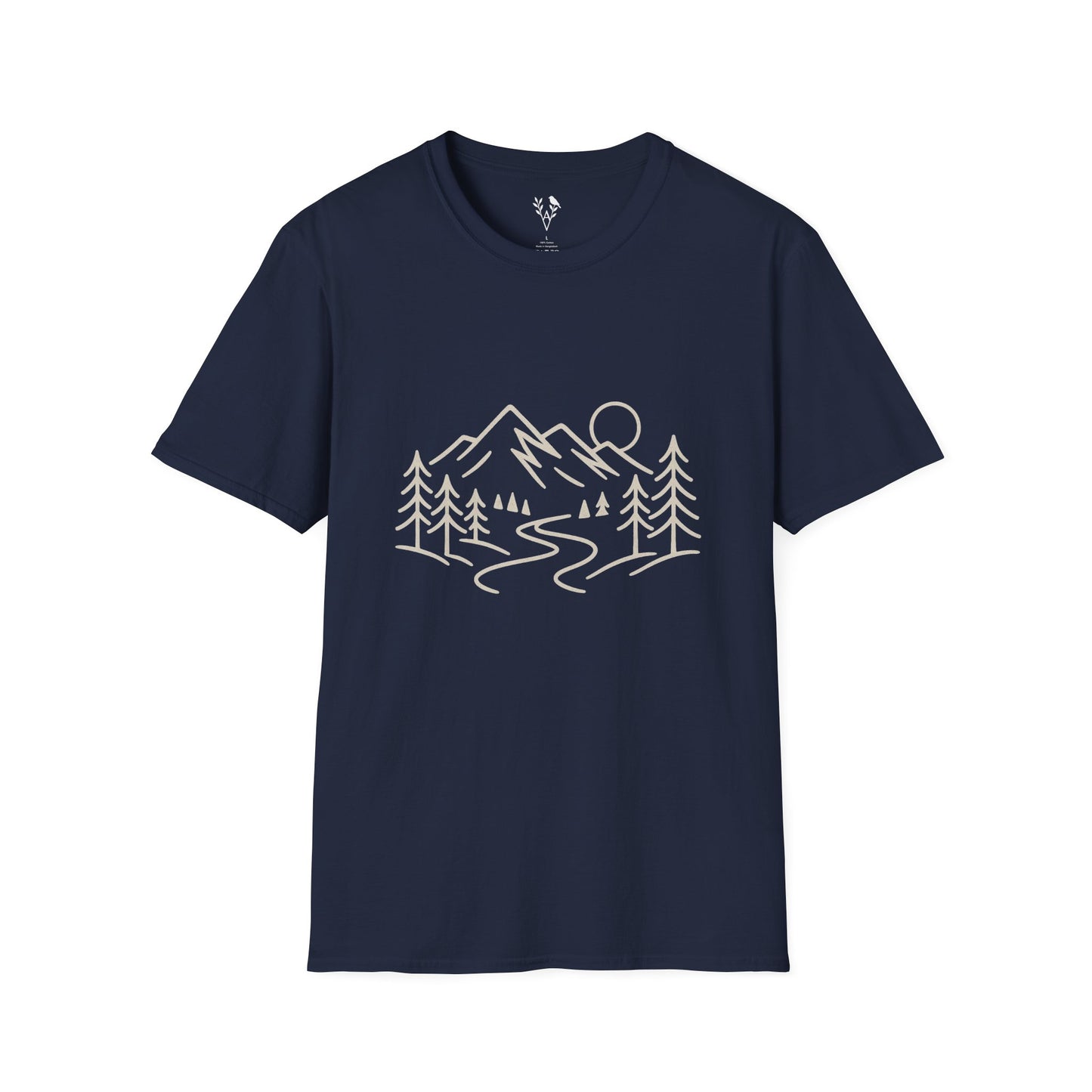 Mountain Line Art T-Shirt