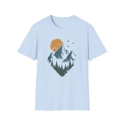Blue Shadow Mountains T-Shirt