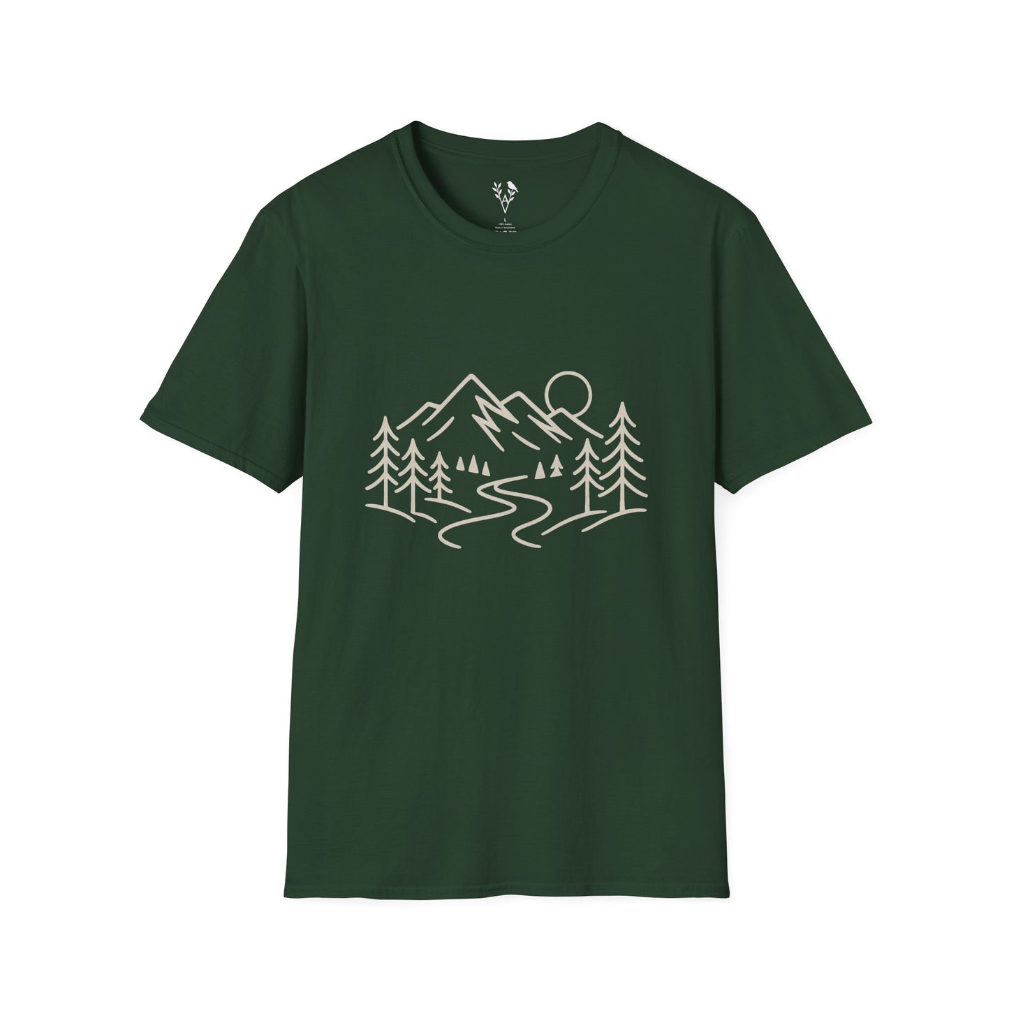 Mountain Line Art T-Shirt