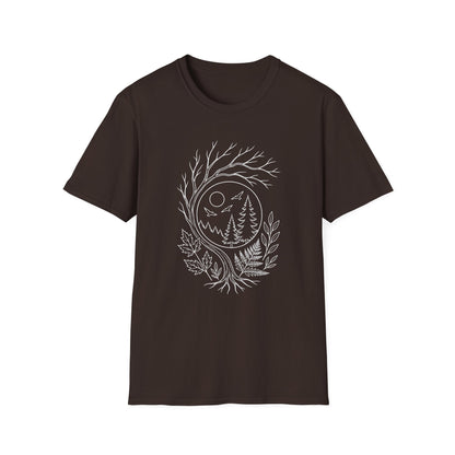 Natural Line-art T-Shirt