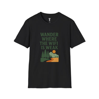 Wander Where the Wifi is Weak T-Shirt