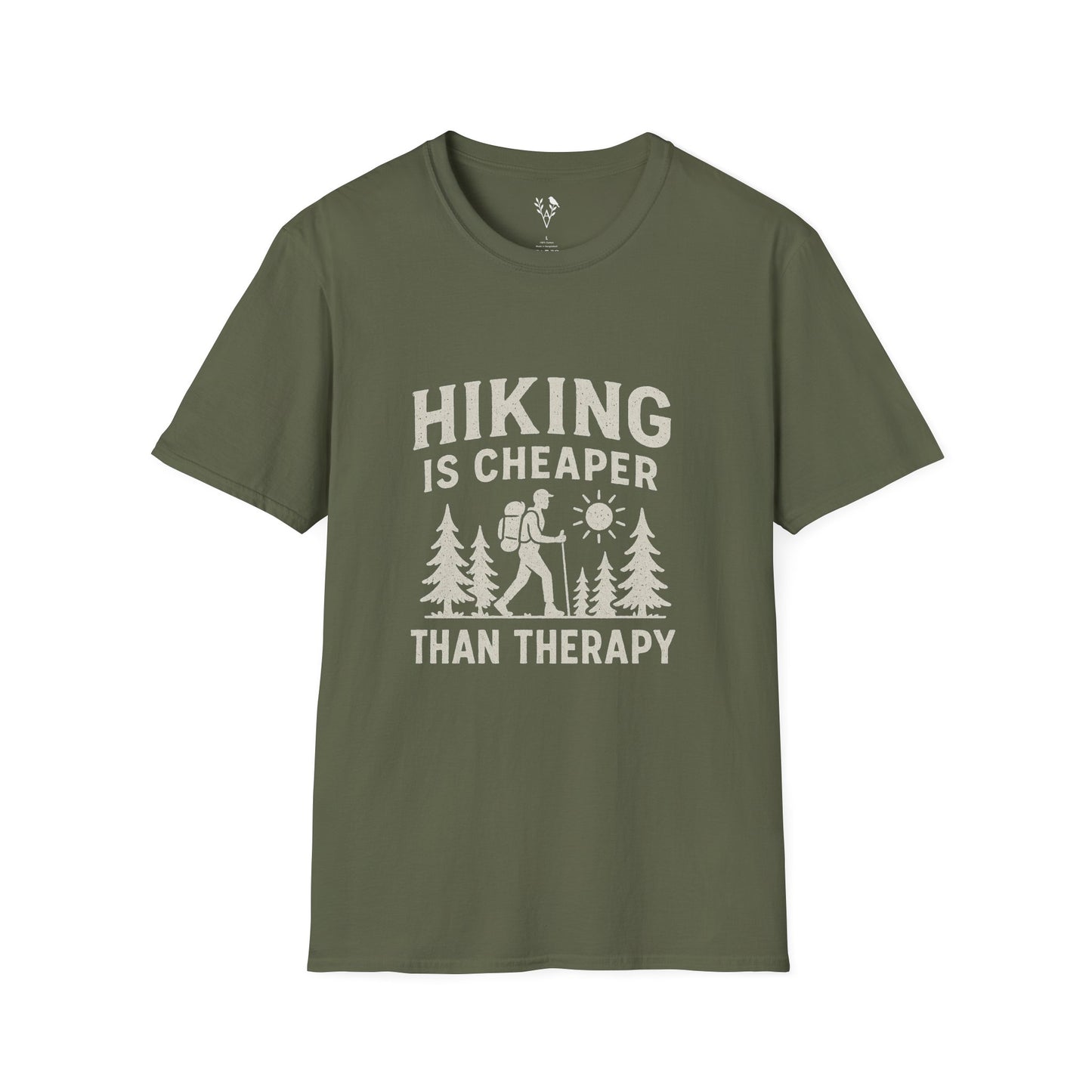 Hiking is Cheaper Than Therapy T-Shirt