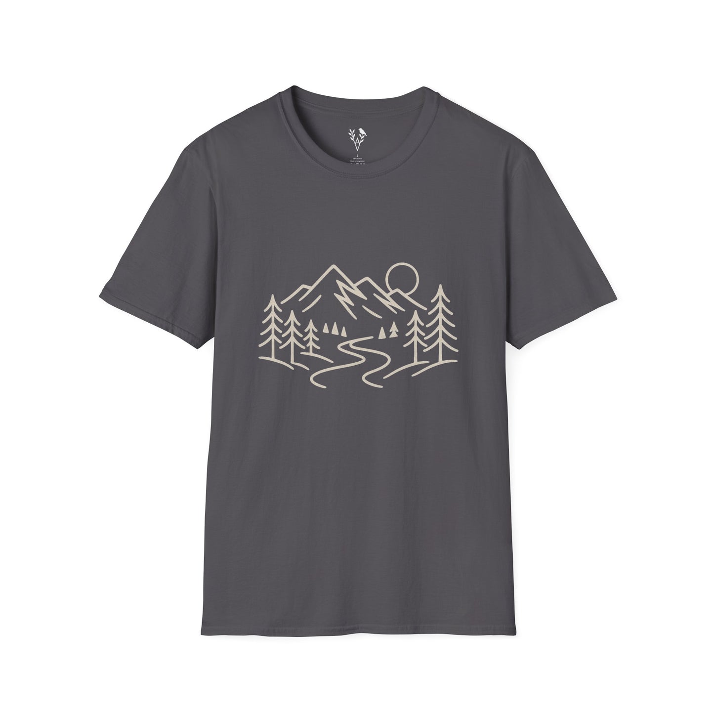 Mountain Line Art T-Shirt