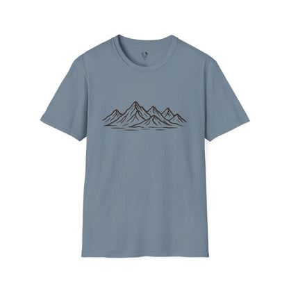 Line Art Peaks T-Shirt