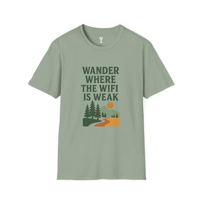 Wander Where the Wifi is Weak T-Shirt