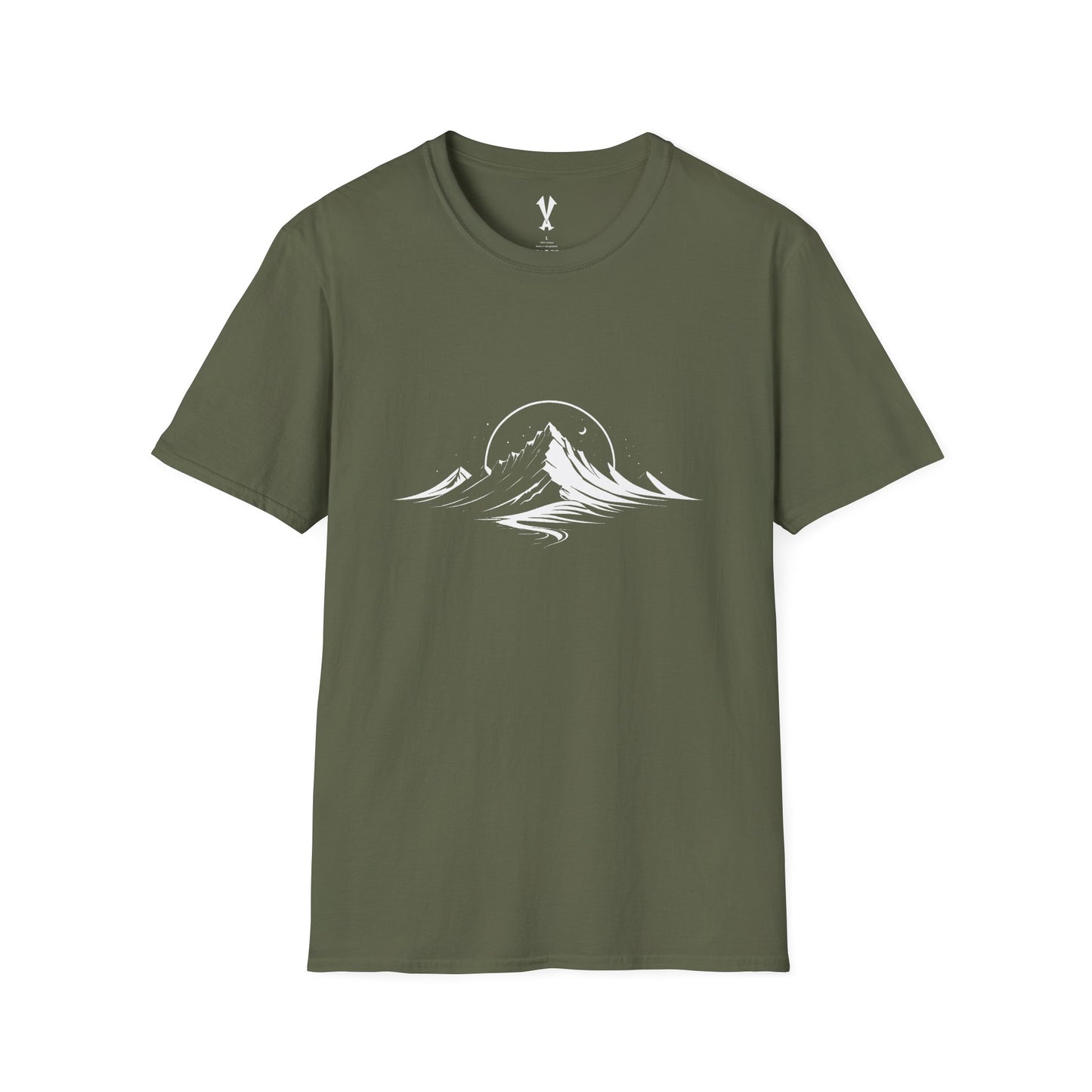 Mountain White Unisex T-Shirt