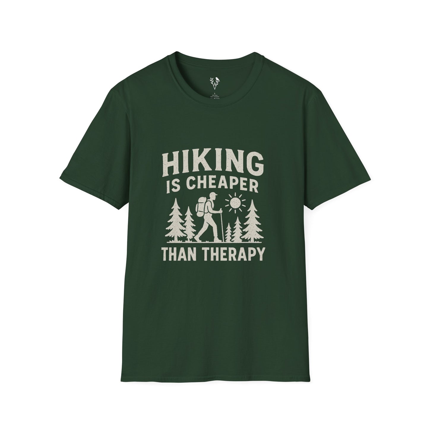Hiking is Cheaper Than Therapy T-Shirt