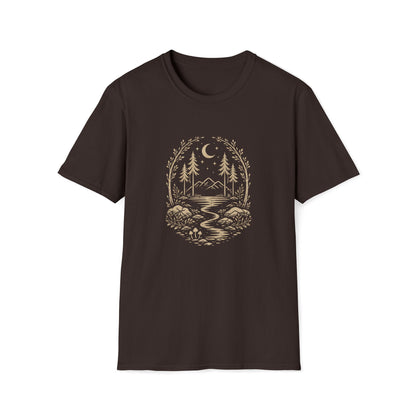 Natural Wavy Path T-Shirt