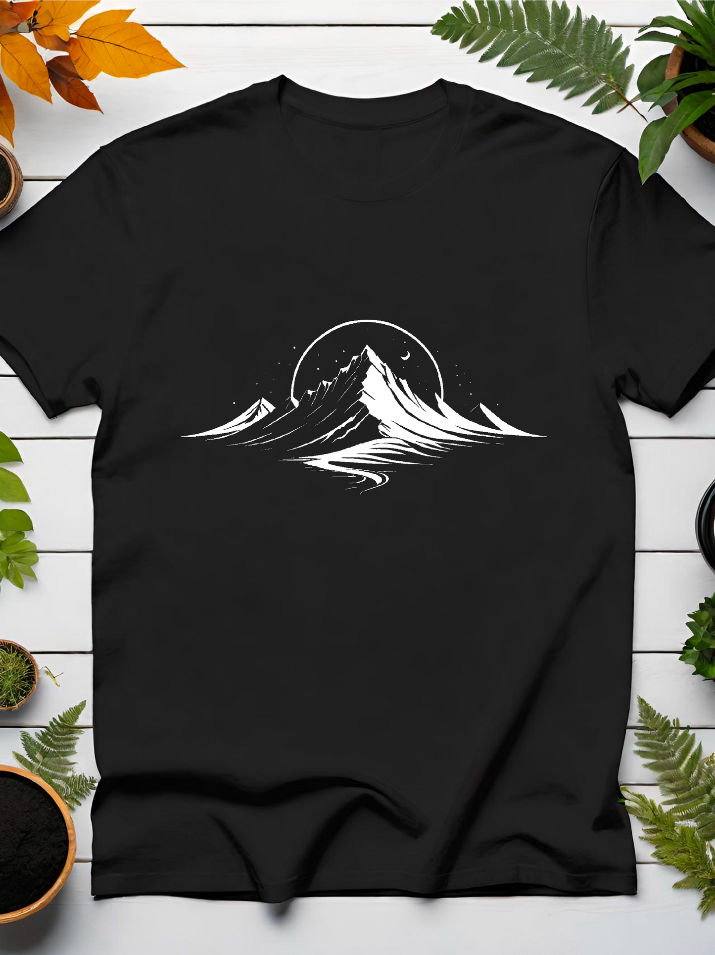 Mountain White Unisex T-Shirt