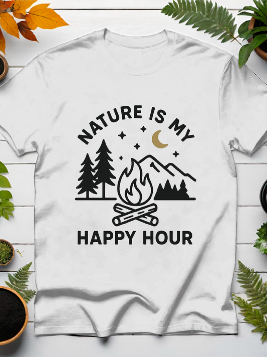 Nature is my Happy Hour T-Shirt