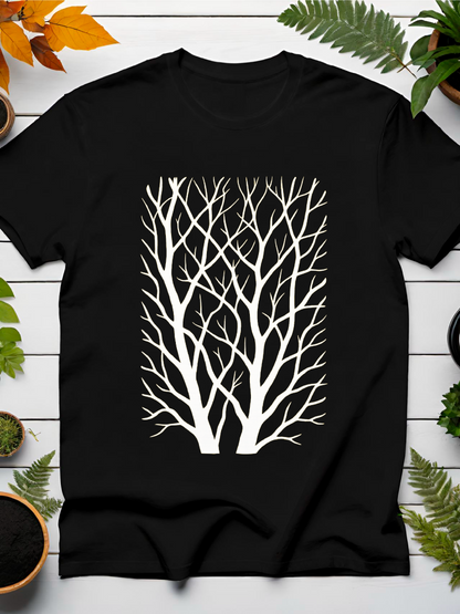 Cropped Branches T-Shirt