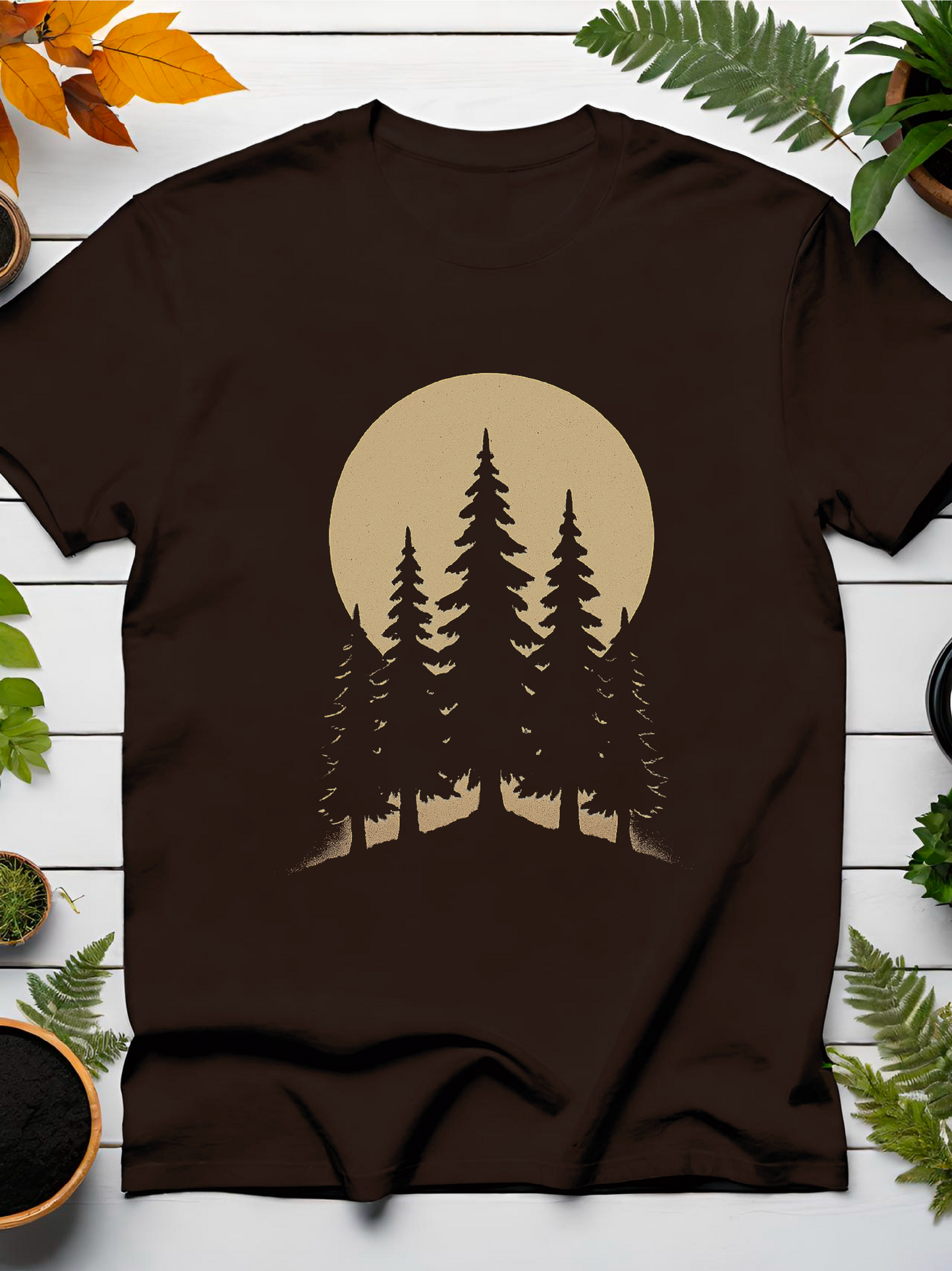 Moon And Pines T-Shirt