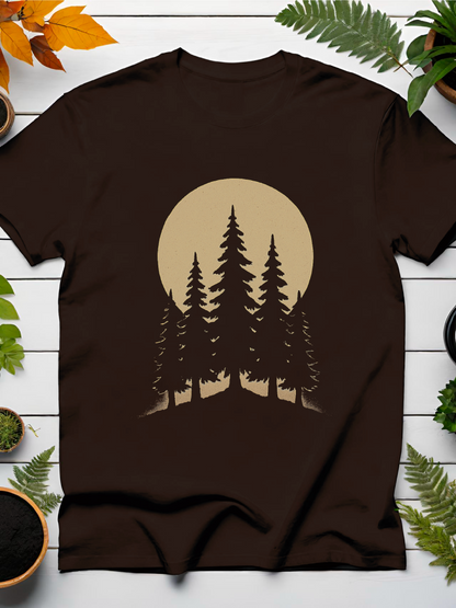 Moon And Pines T-Shirt