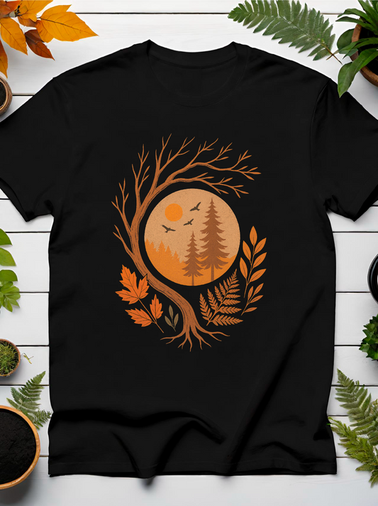 Warm Flora Globe T-Shirt