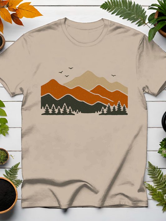 Tan Mountains T-Shirt