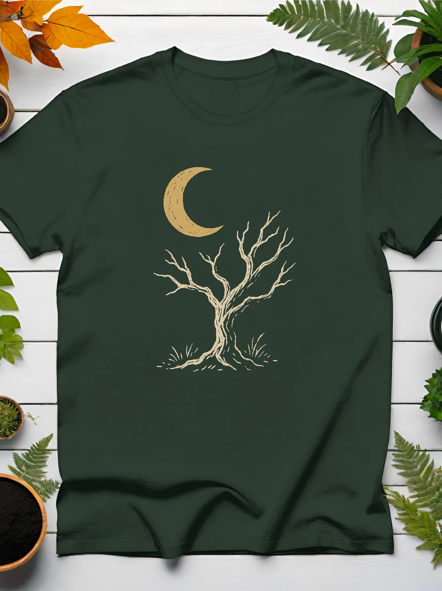 Tree And Moon T-Shirt