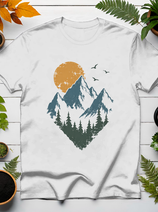 Blue Shadow Mountains T-Shirt